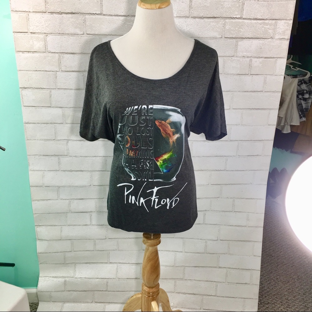 Pink Floyd Bella Canvas Large Gray Concert T-Shirt - Picture 8 of 8